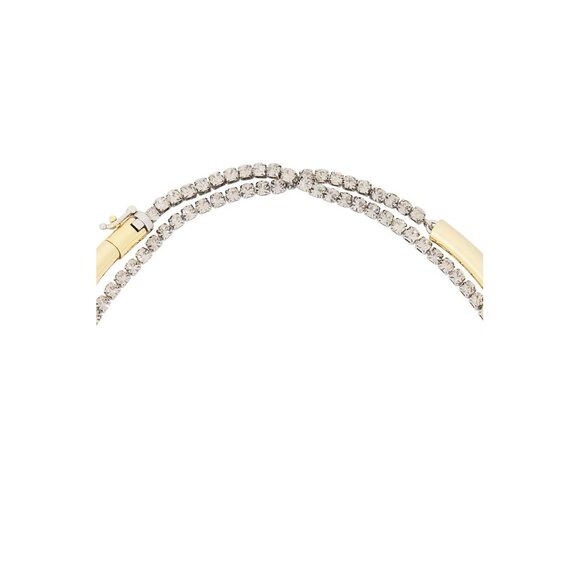 Demarson Talitha Necklace in Gold, Silver, & Crystal - Picture 4 of 4